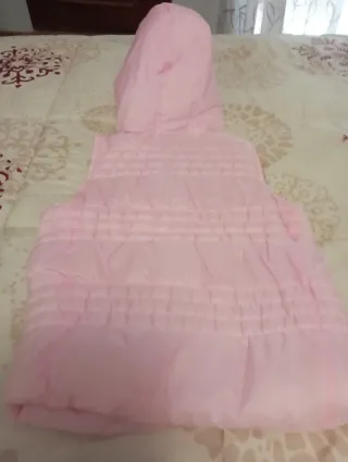 Chaleco niña rosa talla 6 sin estrenar