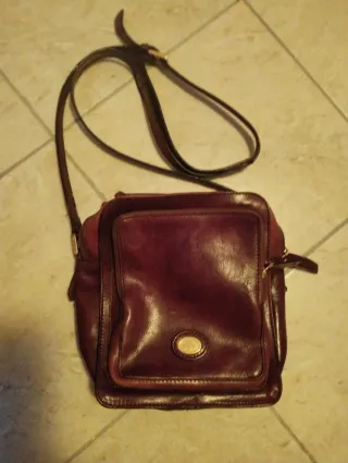 Tracolla The Bridge uomo pelle marrone