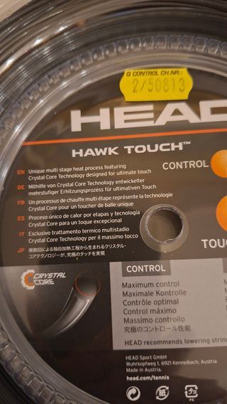 Corda Head Hawk Touch Monofilament 1.25mm Nero rul
