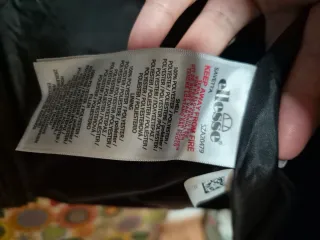 Chaqueta Ellesse acolchada negra hombre