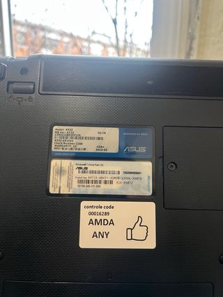 Portátil ASUS K53Z Negro/Plateado