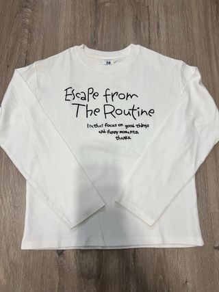 Camiseta Zara niña manga larga