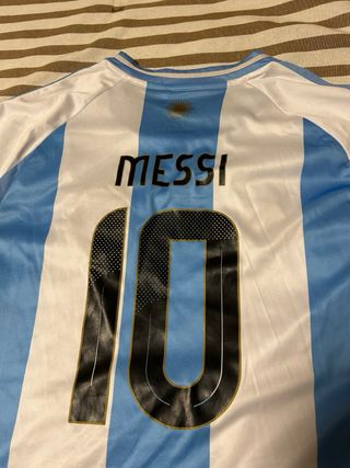 Camiseta Argentina Messi Mundial 2022