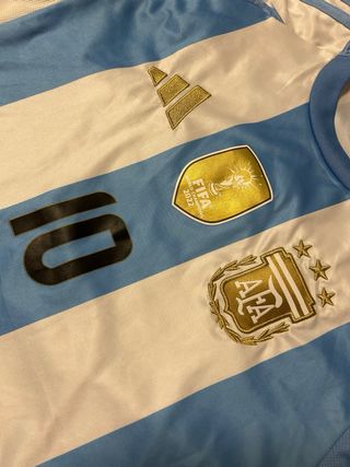 Camiseta Argentina Messi Mundial 2022
