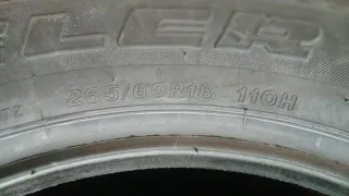 265/60 R18 100H BRIGESTONE DUELER H/T 684II