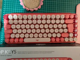 Teclado Logitech POP Rosa Mecánico