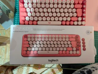 Teclado Logitech POP Rosa Mecánico