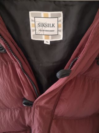 Abrigo Largo SikSilk XL Granate