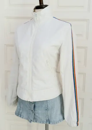 Chaqueta acolchada, Vintage Arcoíris