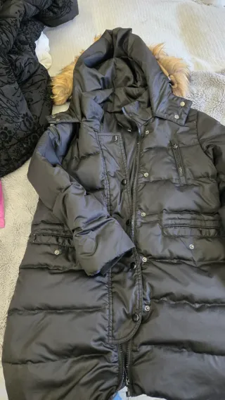 Chaqueta niña acolchada con capucha