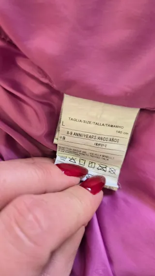 Chaqueta niña acolchada con capucha