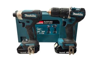 PACK ATONILADOR Y TALADRO DE IMPACTO MAKITA DLX2414AJ + 2 BAT + CARGADOR + CAJA