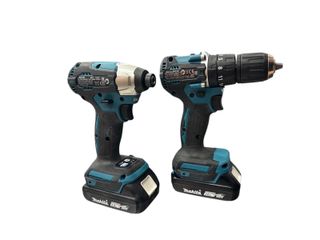 PACK ATONILADOR Y TALADRO DE IMPACTO MAKITA DLX2414AJ + 2 BAT + CARGADOR + CAJA