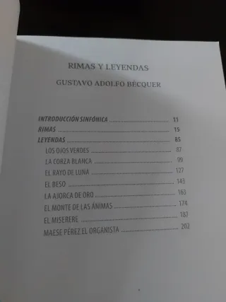Rimas y leyendas