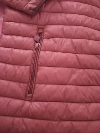 Anorak mujer rosa acolchado