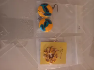 Lote de pendientes artesanales