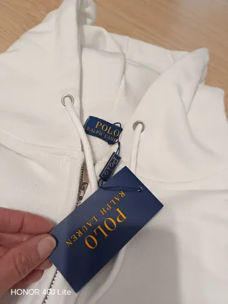 Sudadera Polo Ralph Lauren Blanca Talla M