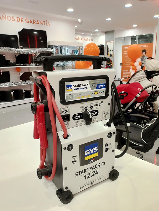 ARRANCADOR GYS STARTPACK CI 12.24 CON CABLE DE CARGA