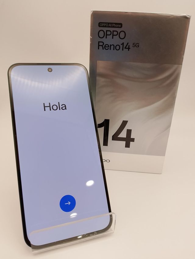 OPPO RENO 14 5G 512GB/12GB VERDE NUOVO CON SCATOLA E CAVO DI RICARICA