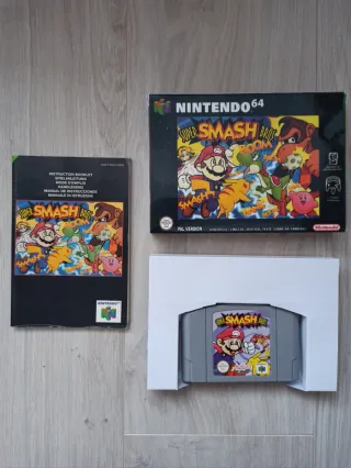 Super Smash Bros N64 + Manual. PAL