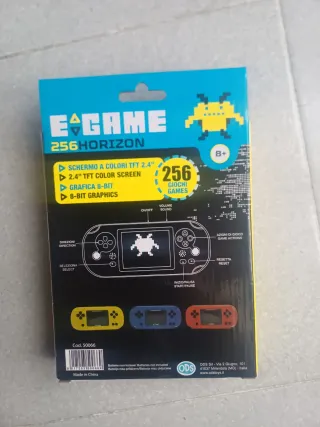 Console portatile E-Game 256Horizon Rossa