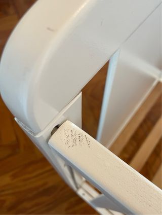 Cuna bebe madera blanca 120 x 60