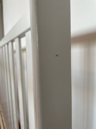 Cuna bebe madera blanca 120 x 60