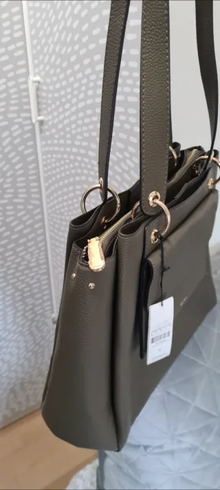 Bolso Parfois Verde Kaki Nuevo