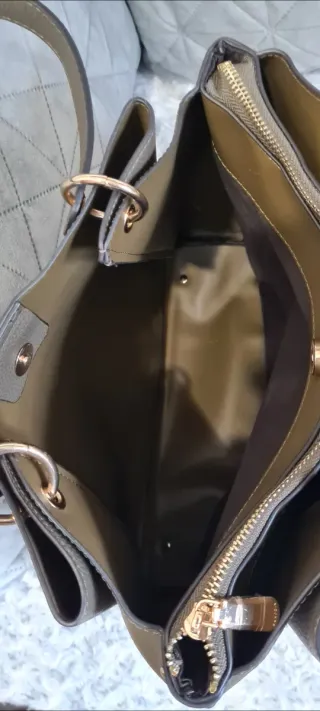 Bolso Parfois Verde Kaki Nuevo