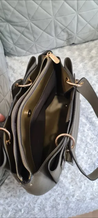 Bolso Parfois Verde Kaki Nuevo