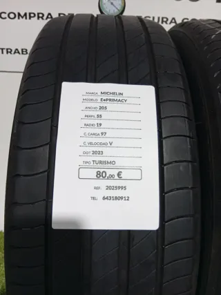 205 55 19 97V MICHELIN E PRIMACY