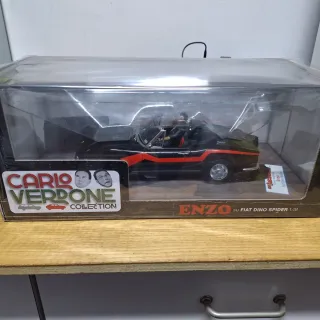Carlo Verdone Enzo Fiat Dino Spider 1:18