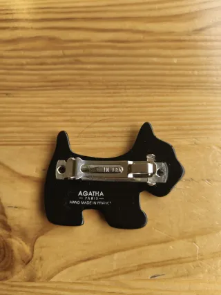 Pinza pelo Agatha perrito strass