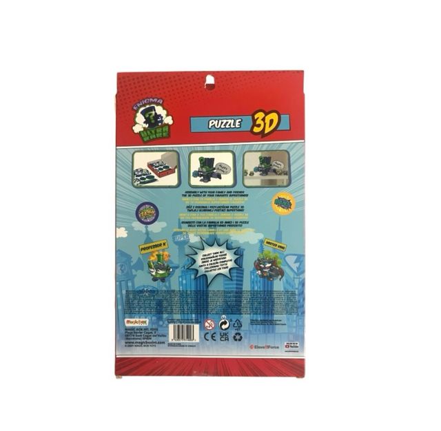 Lote de 3 puzzles 3D Super Things.