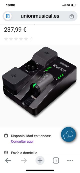 Line 6 Relay G10S Transmisor Receptor