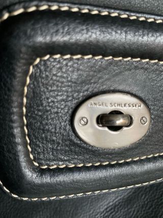 Bolso Piel Ángel Schlesser Negro