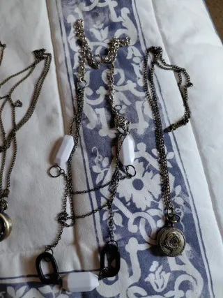 Colgantes artesanales relojes, camafeo o cadenas