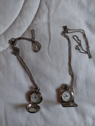 Colgantes artesanales relojes, camafeo o cadenas