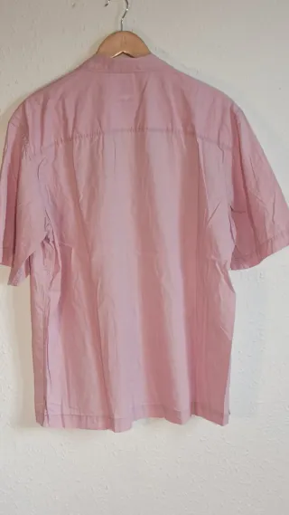 Camisa Zara rosa manga corta
