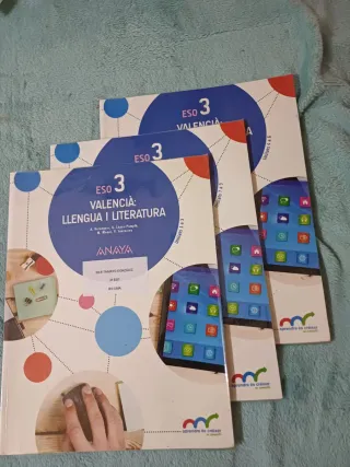 Lote de Libros Valencià: llengua i literatura 3.