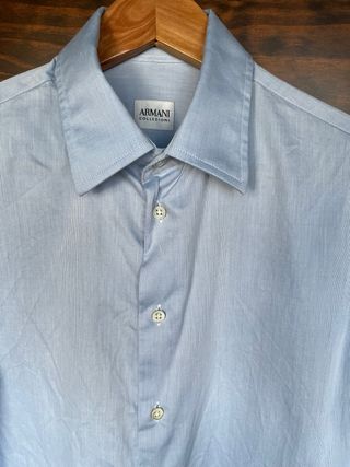 Camisa Emporio Armani Caballero Azul