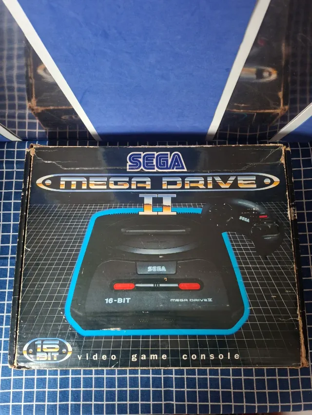 MEGADRIVE 2 ORIGINAL CAJA + INTERIOR. COMPLETA