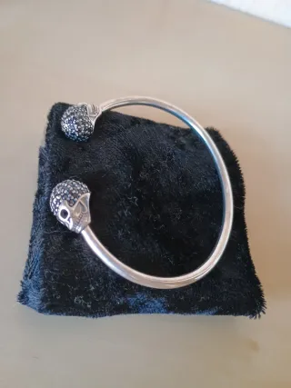 Pulsera Thomas Sabo calaveras plata 925 .
