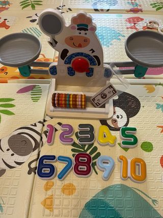 Juego Balanza Niños Madera