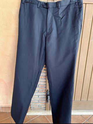 Pantalone sartoriale uomo blu taglia 48