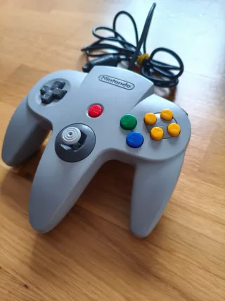 Mando Nintendo 64 Gris Original