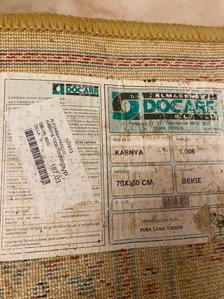 Alfombra de lana para pasillo