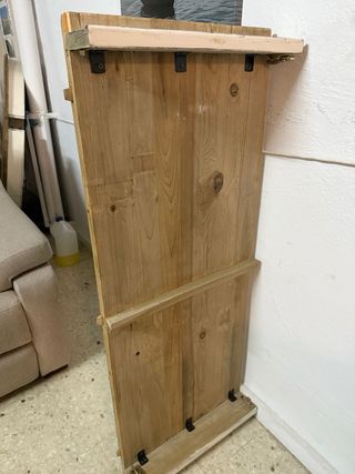 Mesa de comedor de madera extensible