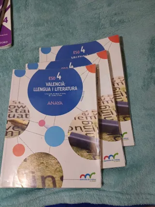 Lote de Libros Valencià: llengua i literatura 4.