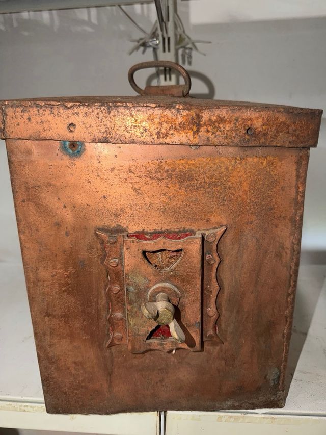 Farol náutico cobre antiguo Fresnel